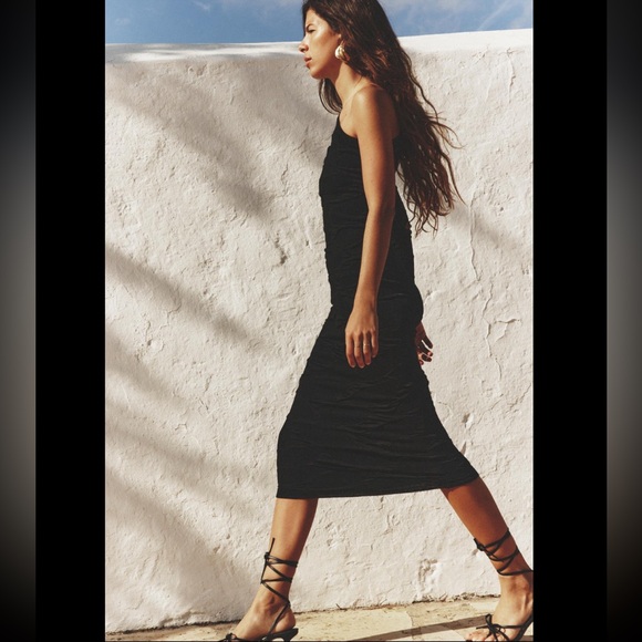 ASYMMETRIC KNIT DRESS - Picture 3 of 7